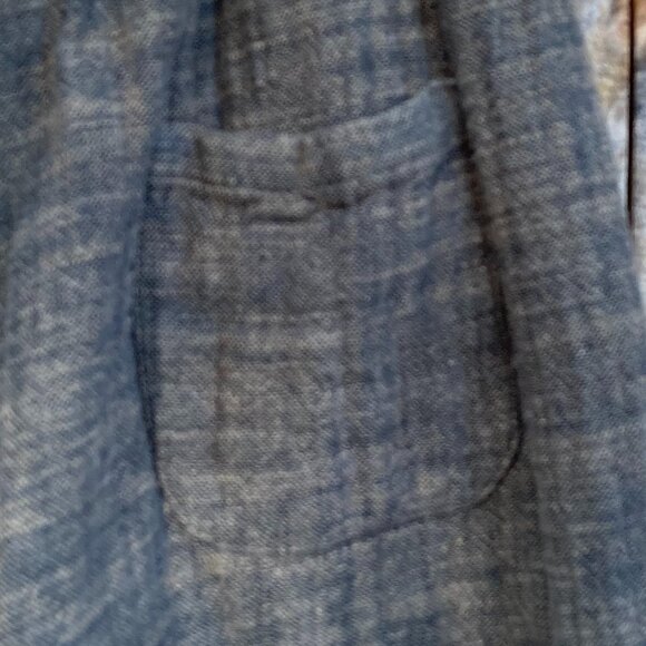 Solid 100% Cotton Padded Wide Leg Winter Women's Harem Style Pants, OS, Brown - Picture 11 of 14